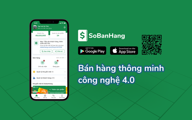 ứng dụng quản lý bán hàng Sổ Bán Hàng