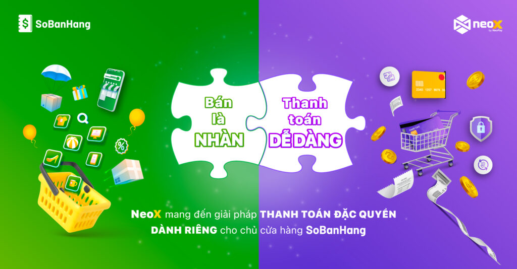 Kết nối cổng thanh toán NeoX trên Sổ Bán Hàng