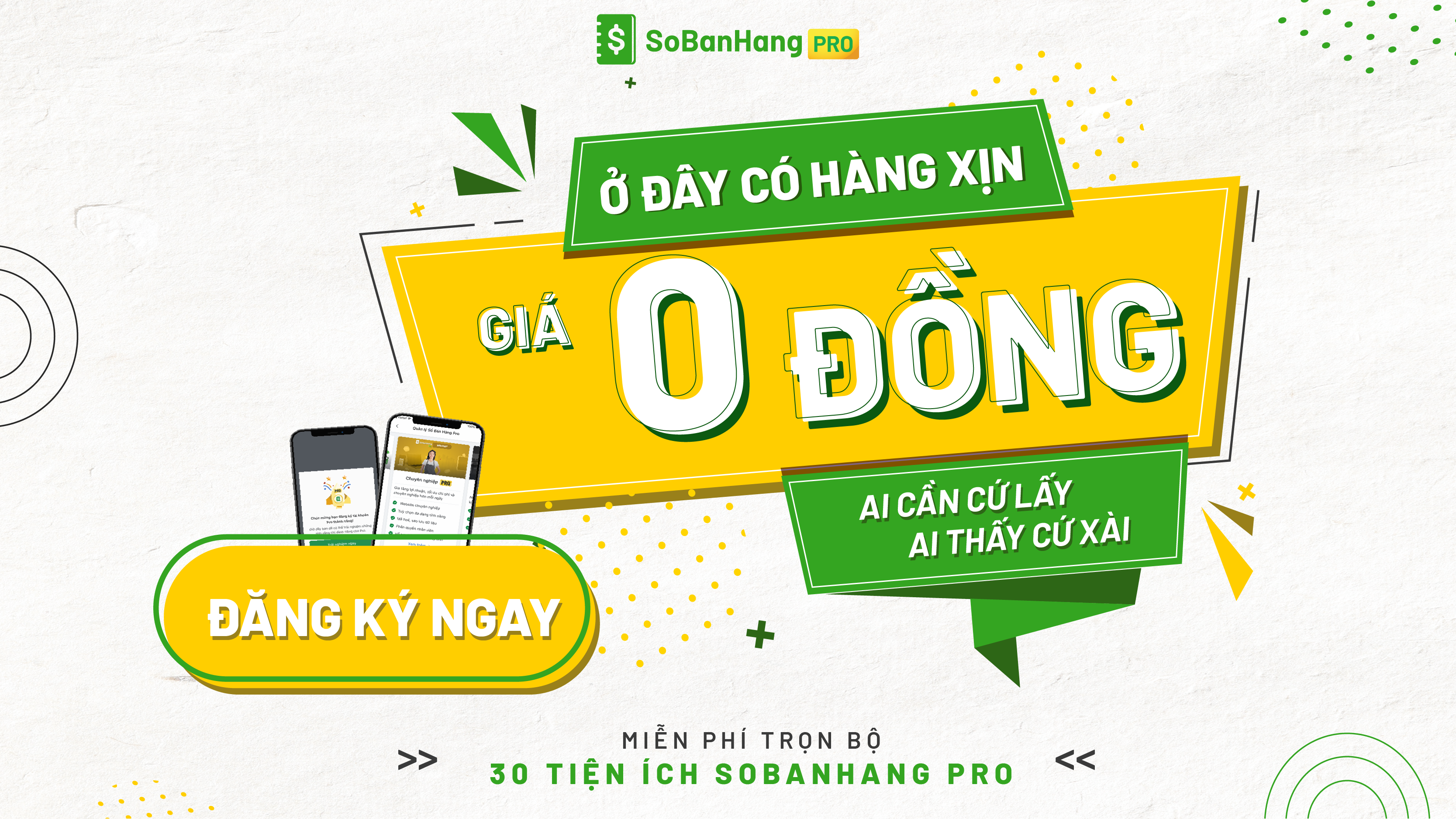 Sự kiejn Nhận Mã Ưu Đãi Nâng Cấp SoBanHang Pro 7 ngày