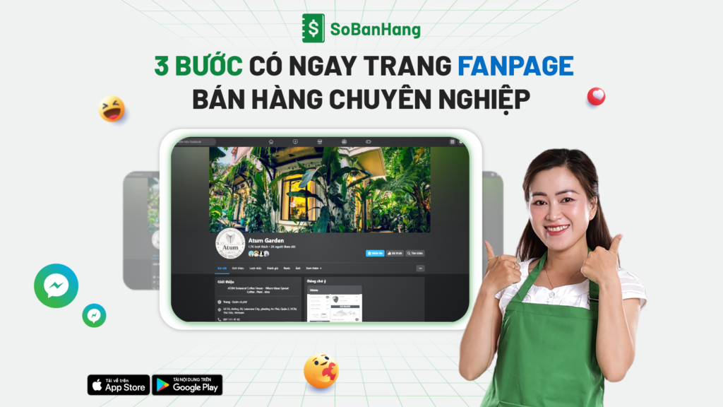 3 bước có ngay trang Fanpage bán hàng chuyên nghiệp