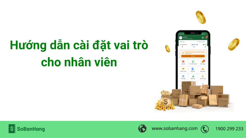 Hướng dẫn cài đặt vai trò cho nhân viên